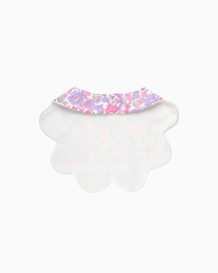 Lapinou Bib Scalloped Bib in Lilac Betsy