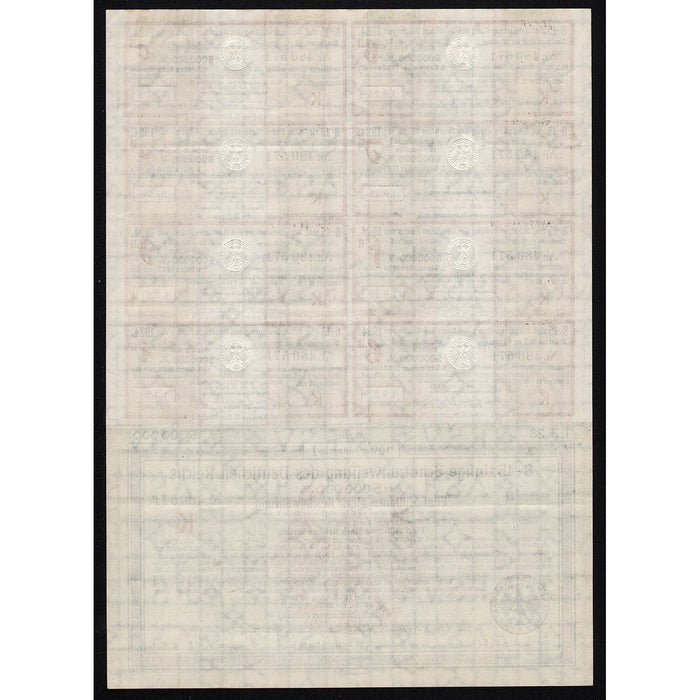 Schatzanweisung des Deutschen Reichs - 5,000,000 Mark Treasury Bond