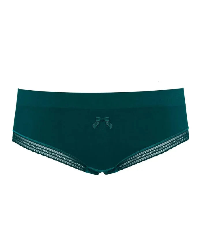 Seamless low waist shorts Milk green