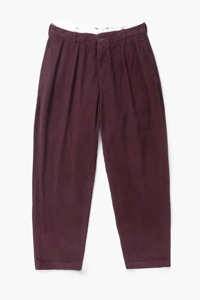 Service Works -  Fine Cord Part Timer Pant - Burgundy