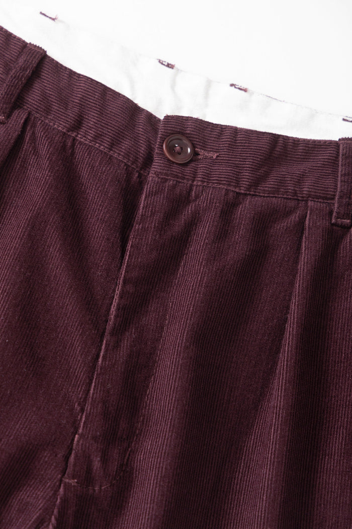 Service Works -  Fine Cord Part Timer Pant - Burgundy