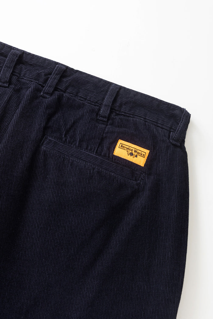 Service Works -  Fine Cord Part Timer Pant - Dark Navy