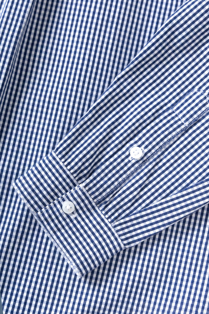 Service Works -  Gingham Waiter Shirt - Blue