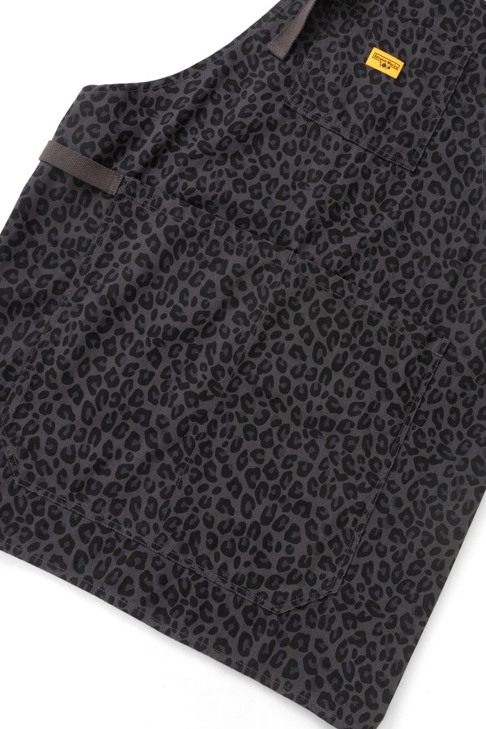 Service Works -  Patterned Apron - Black Leopard