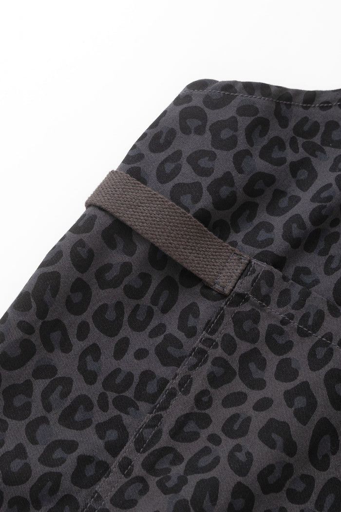 Service Works -  Patterned Apron - Black Leopard