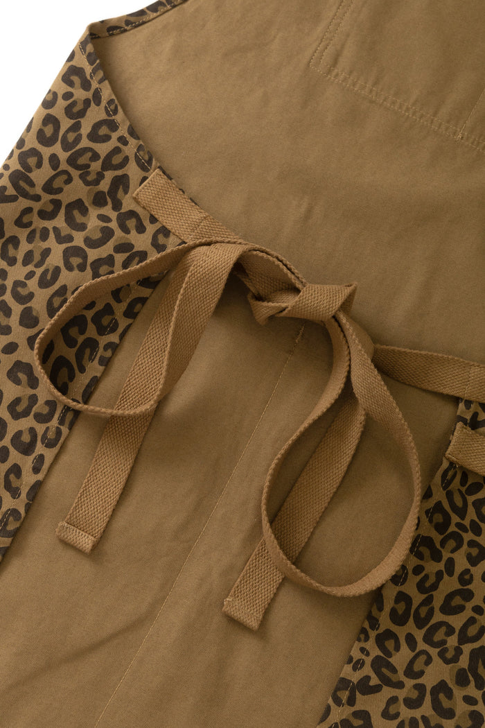 Service Works -  Patterned Apron - Brown Leopard