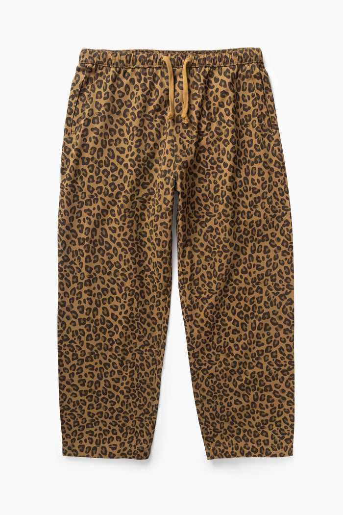Service Works -  Patterned Easy Chef Pants - Brown Leopard