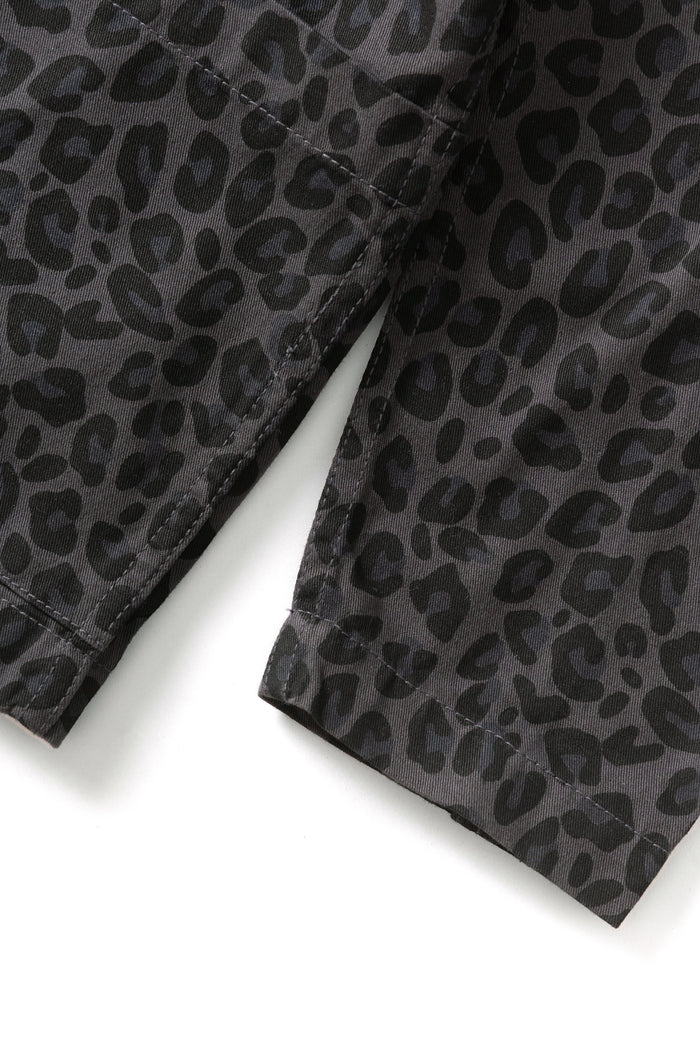 Service Works -  Patterned Easy Chef Shirt - Black Leopard