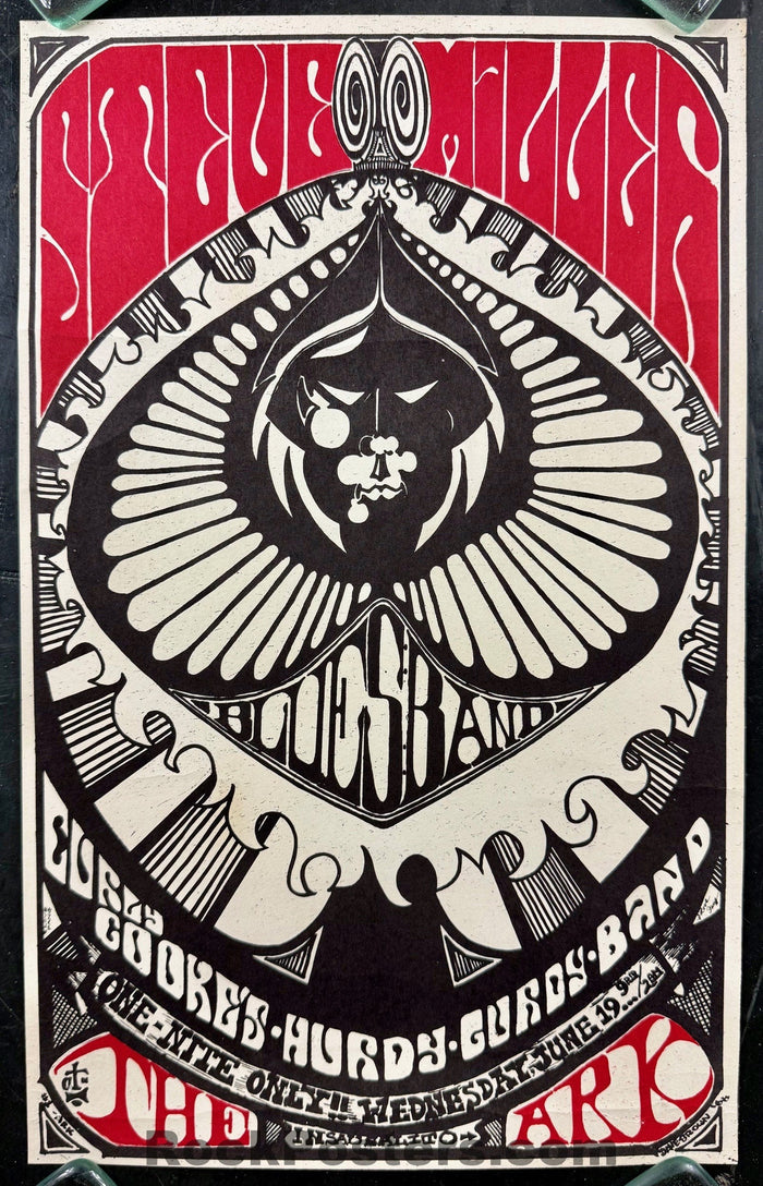 AUCTION -  AOR 2.307 - Steve Miller Band - 1966 Poster - The Ark  - Excellent-5147473-3838492