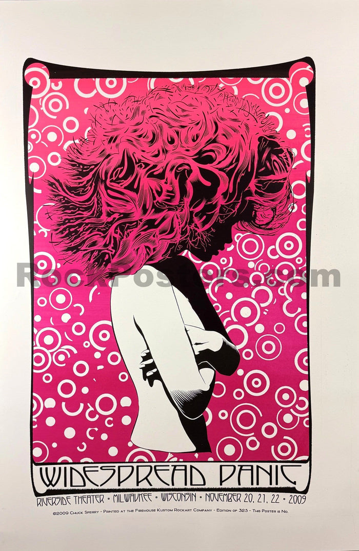 AUCTION - Widespread Panic - Milwaukee ' 09 - 2-Sided Test Print - Sperry - Excellent-5206690-3883536