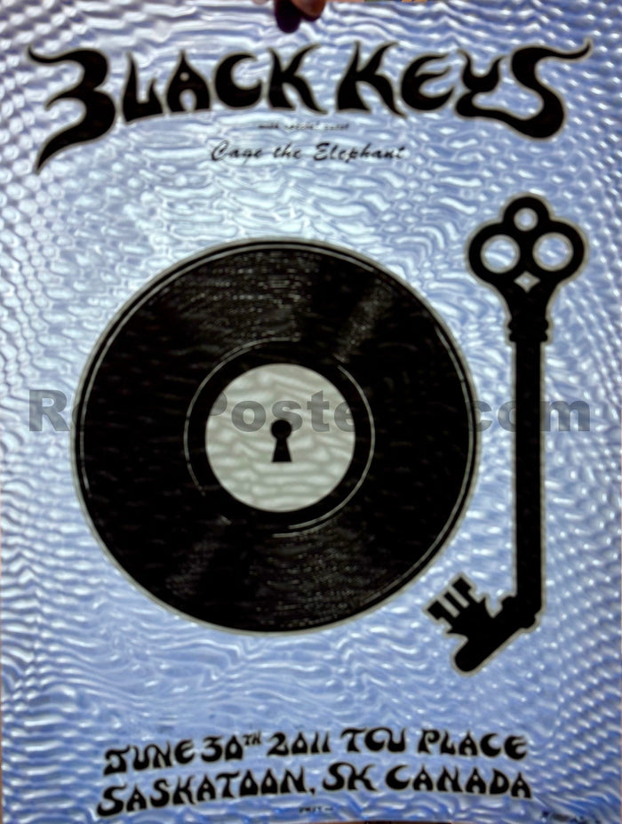 AUCTION - Black Keys - Saskatoon '11 - Lenticular 1st Edition - Emek - Excellent-5175068-3860461