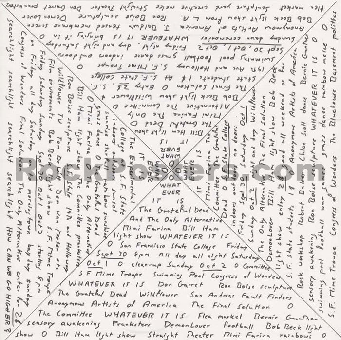 AUCTION - Whatever It Is - S.F. State College Acid Test - 1966 Handbill - Near Mint-5233015-3905792