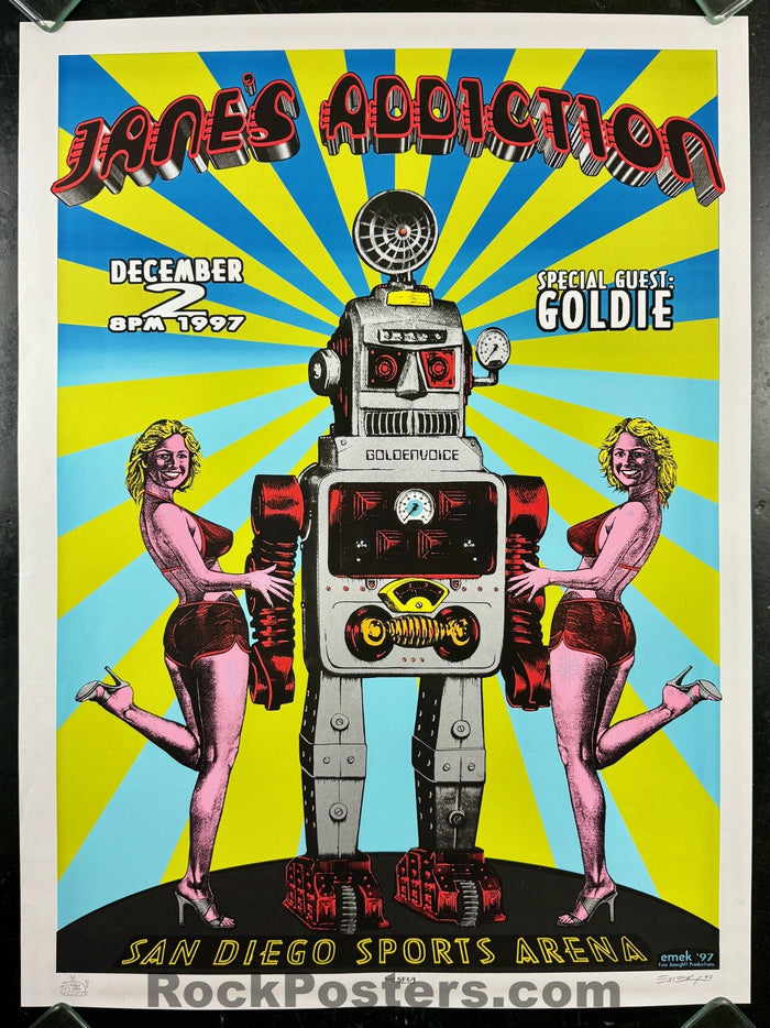 AUCTION - Jane's Addiction - San Diego '97 -  Sports Arena - 1st Edition - Emek - Near Mint-5143537-3838782