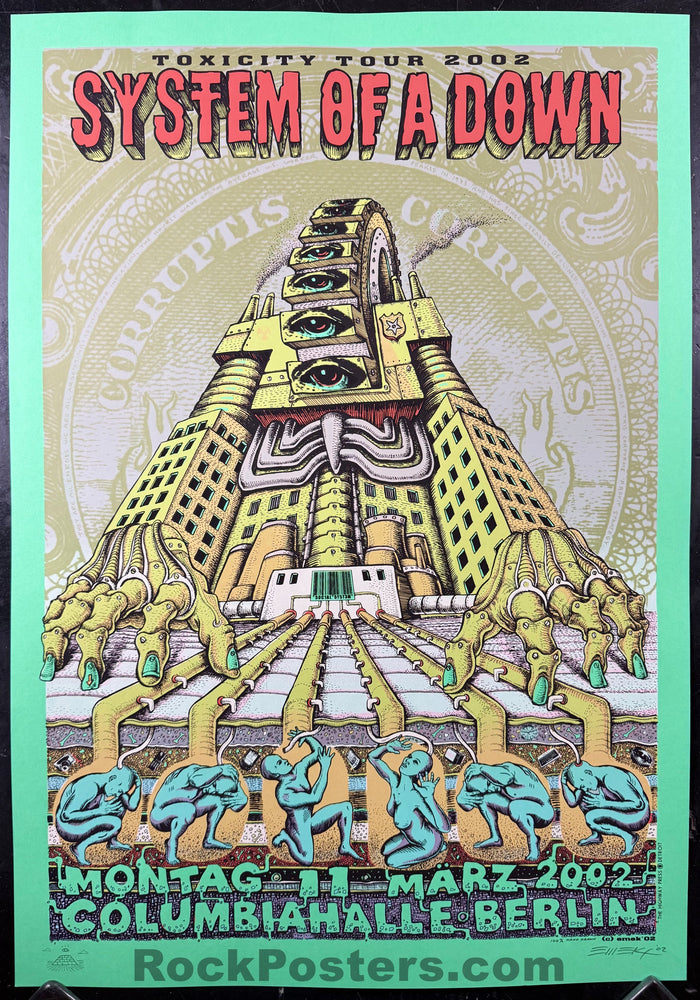 AUCTION - System of a Down - Berlin '02 - Green Variant Edition - Emek - Near Mint-5143528-3838786
