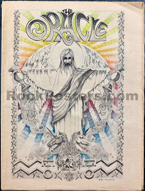AUCTION - The Oracle - Rick Griffin Cover - 1967 Underground Newspaper - Excellent-5202159-3883326