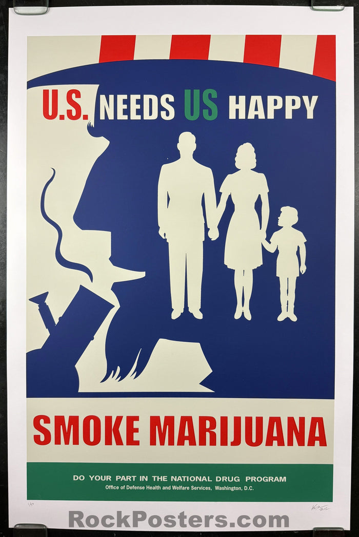 AUCTION - Smoke Marijuana '12 - 1st Edition - Number 1 of 50 - Frank Kozik - Mint-5144348-3838789