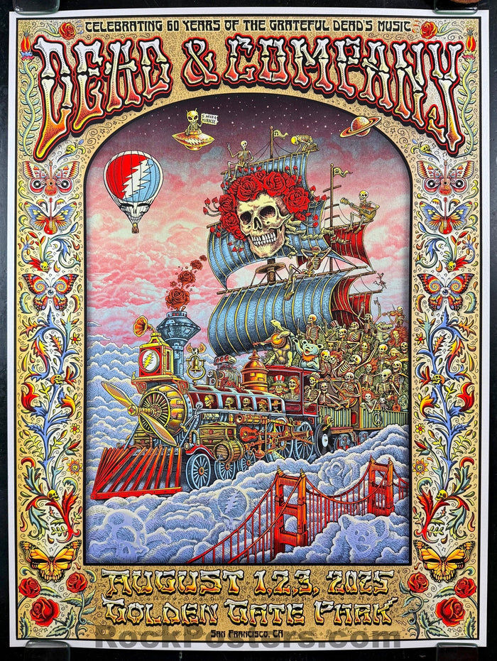 AUCTION - Dead & Company - San Francisco '25 - Artist Proof Edition - Emek - Mint-5144502-3838794