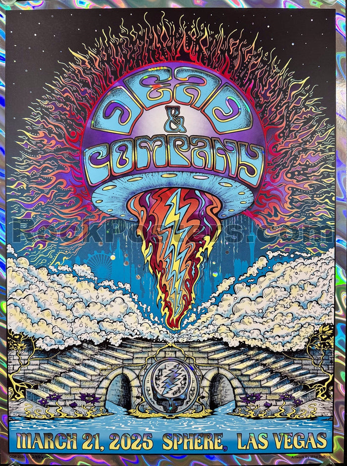 AUCTION - Dead & Company - DuBois - 2025 Poster - Sphere Las Vegas - Near Mint-5284389-3942765