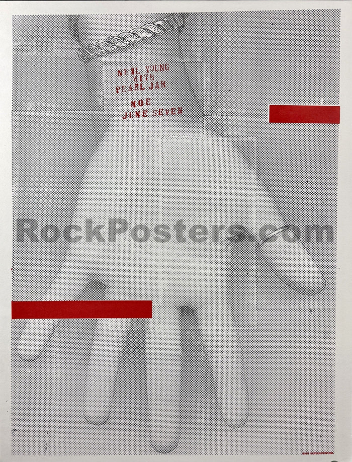 AUCTION - Pearl Jam - Neil Young - 1995 Poster - Seattle - Near Mint-5284391-3942770