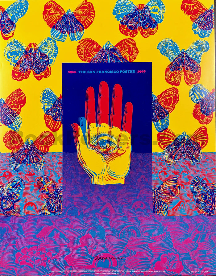 AUCTION - Neon Rose 26 - Moscoso Signed - 1968 SF Poster Exhibition - Near Mint-5231493-3906100