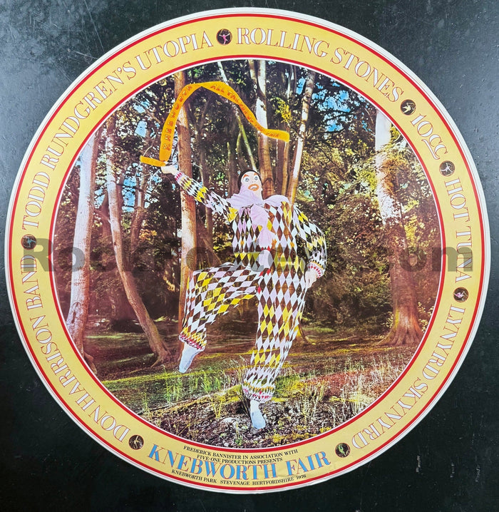 AUCTION - AOR 4.266 - Rolling Stones - 1976 Poster - Knebworth Festival - Near Mint Minus-5177845-3860287