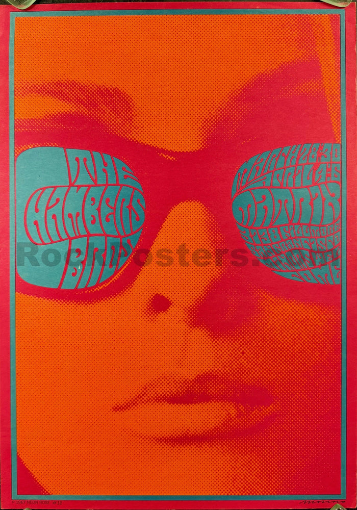 AUCTION - Neon Rose 12 - Chambers Bros. - Moscoso - 1967 Poster - The   Matrix -   Excellent-5231501-3906147