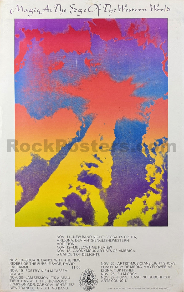 AUCTION - New Riders Purple Sage - 1969 Poster - FD Great Highway - Excellent-5281950-3942552