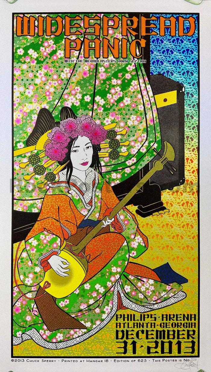 AUCTION - Widespread Panic - Atlanta '13 - Chuck Sperry - Opal Edition - Mint-5226391-3906172