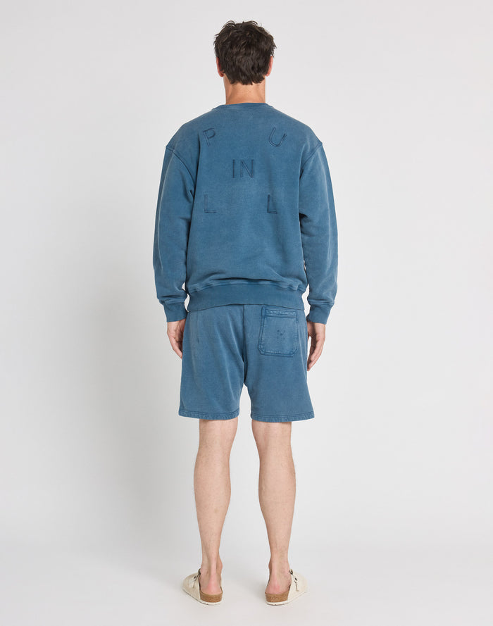 jogging short plainnavy PULLIN