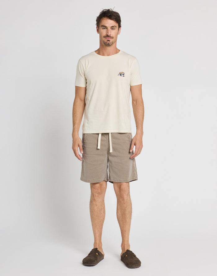 dening short beach teak PULLIN