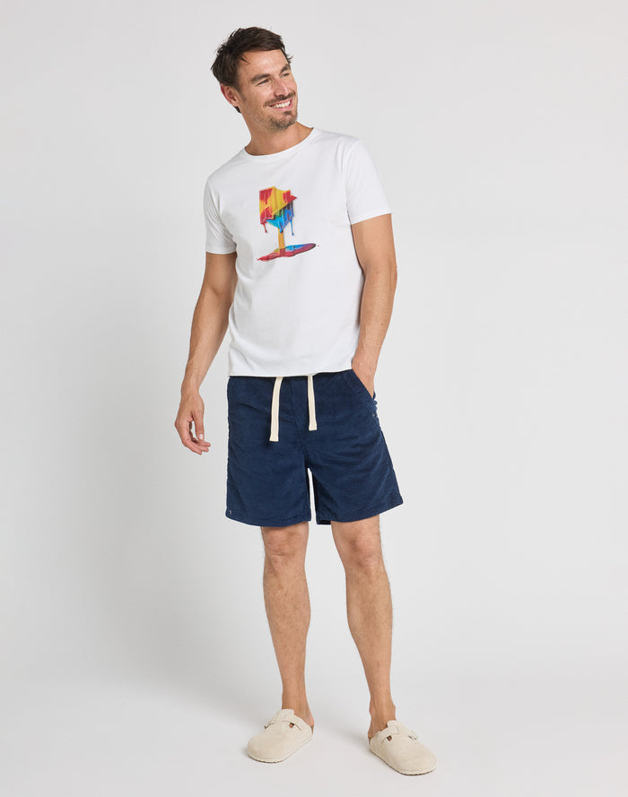 dening short beach roynavy PULLIN