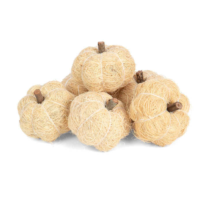 Sisal Pumpkins: Natural
