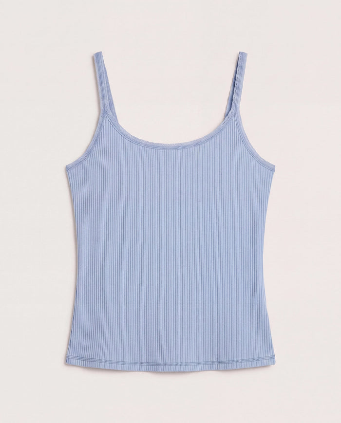 Denim Blue $|& SEAS Sleep Over Tank - Hanger Detail