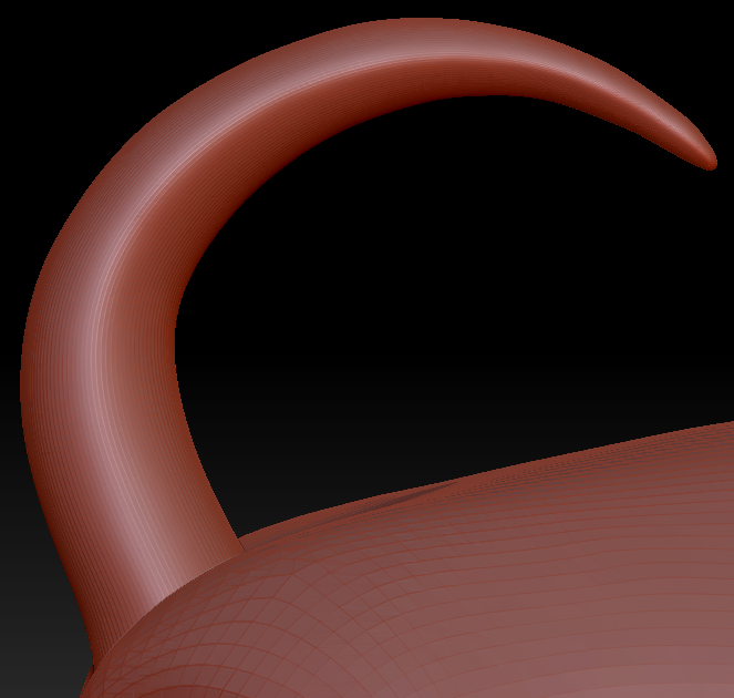 Smooth Unicorn Horn 12