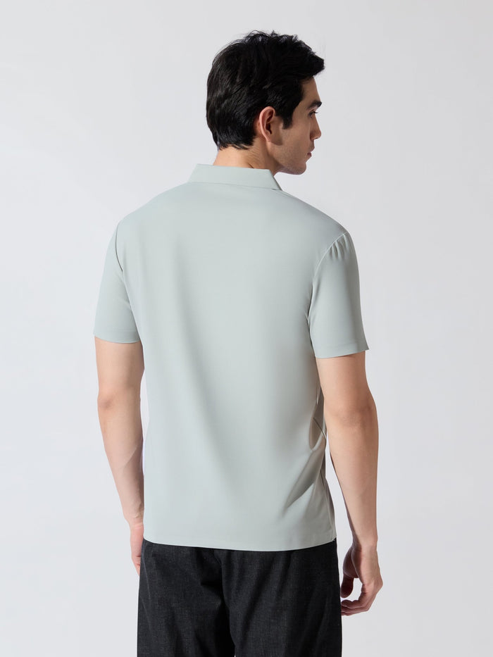 Men's Light Green Regular Fit Polo T-Shirt