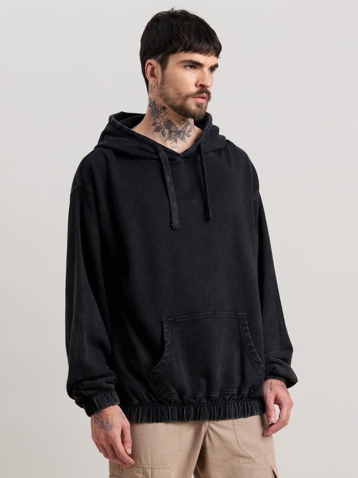 Solvyn - Relaxed Fit Hoodies - Faded Black