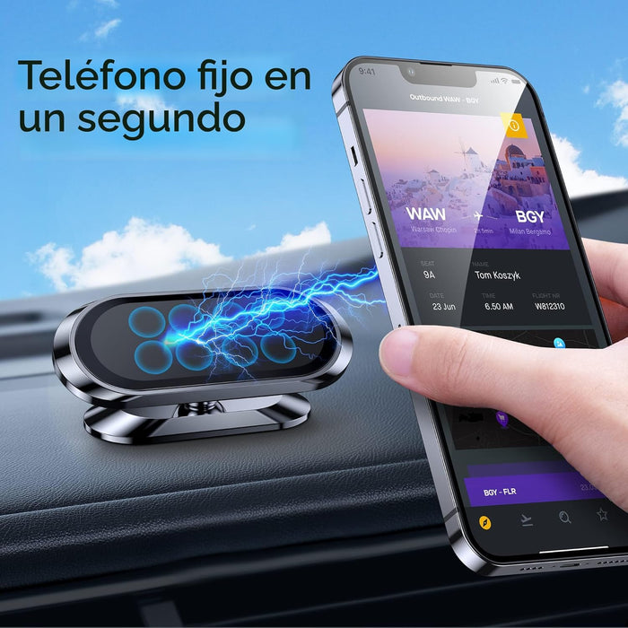 Soporte magnético de teléfono para el tablero del automóvil