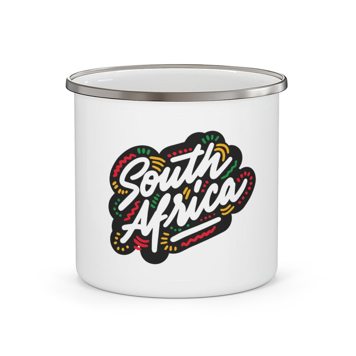 South Africa Enamel Mug