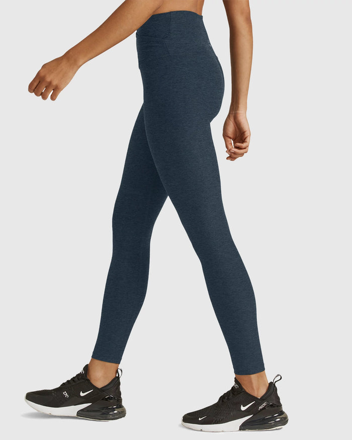 Nocturnal Navy $|& Beyond Yoga Spacedye At Your Leisure High Waisted Midi Legging - VOF Side