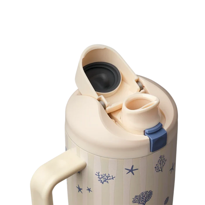 vaso térmico Owala con popote y tapa antiderrames