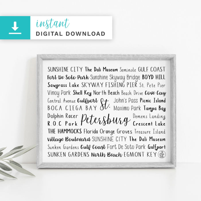 St. Petersburg, FL Digital Download