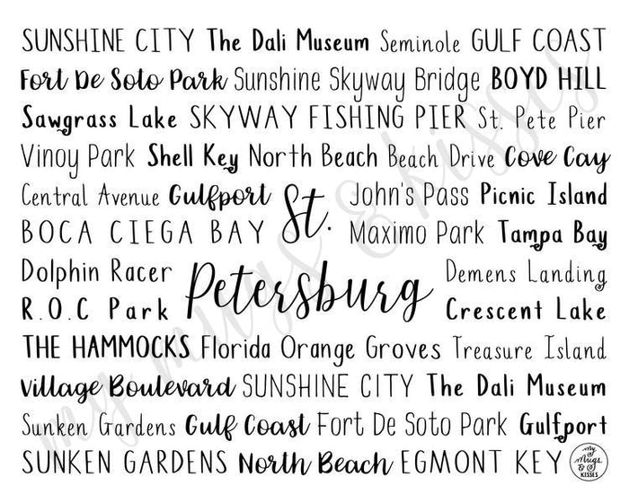 St. Petersburg, FL Digital Download