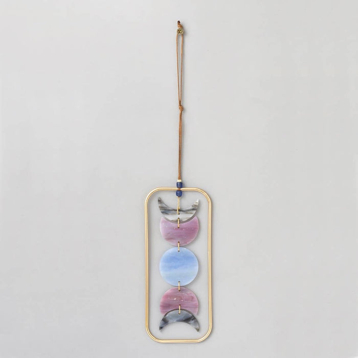 Stained Glass Light Catcher - Moon Phase