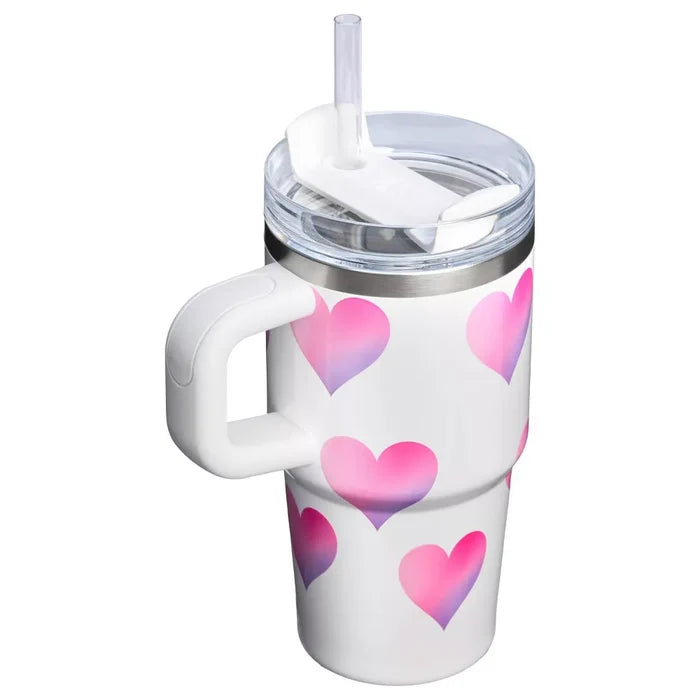 Stanley Valentine's Day 20 oz Stainless Steel H2.0 Flowstate Quencher Tumbler