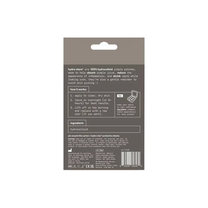 Starface Hydro-Star Earth Pimple Patches - 32ct