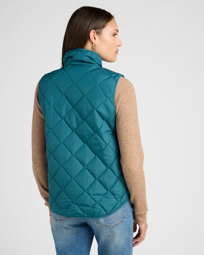 Spruced-Up $|& Herizon Stargazer Quilted Vest - SOF Back