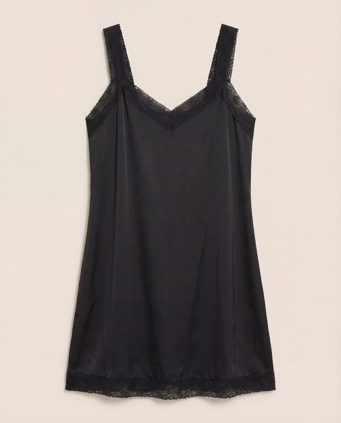 Black $|& SEAS Starlet Lace Nightgown - Hanger Detail