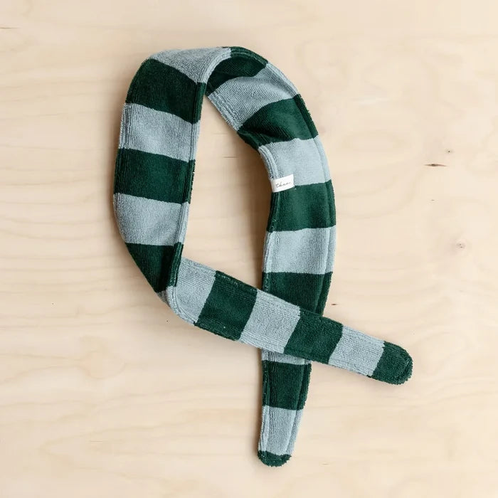 Striped Terrycloth Hair Tie Headband