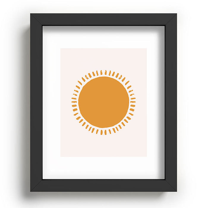 Summer Desert Sun Recessed Framing Rectangle