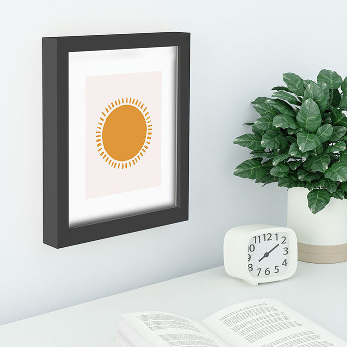 Summer Desert Sun Recessed Framing Rectangle
